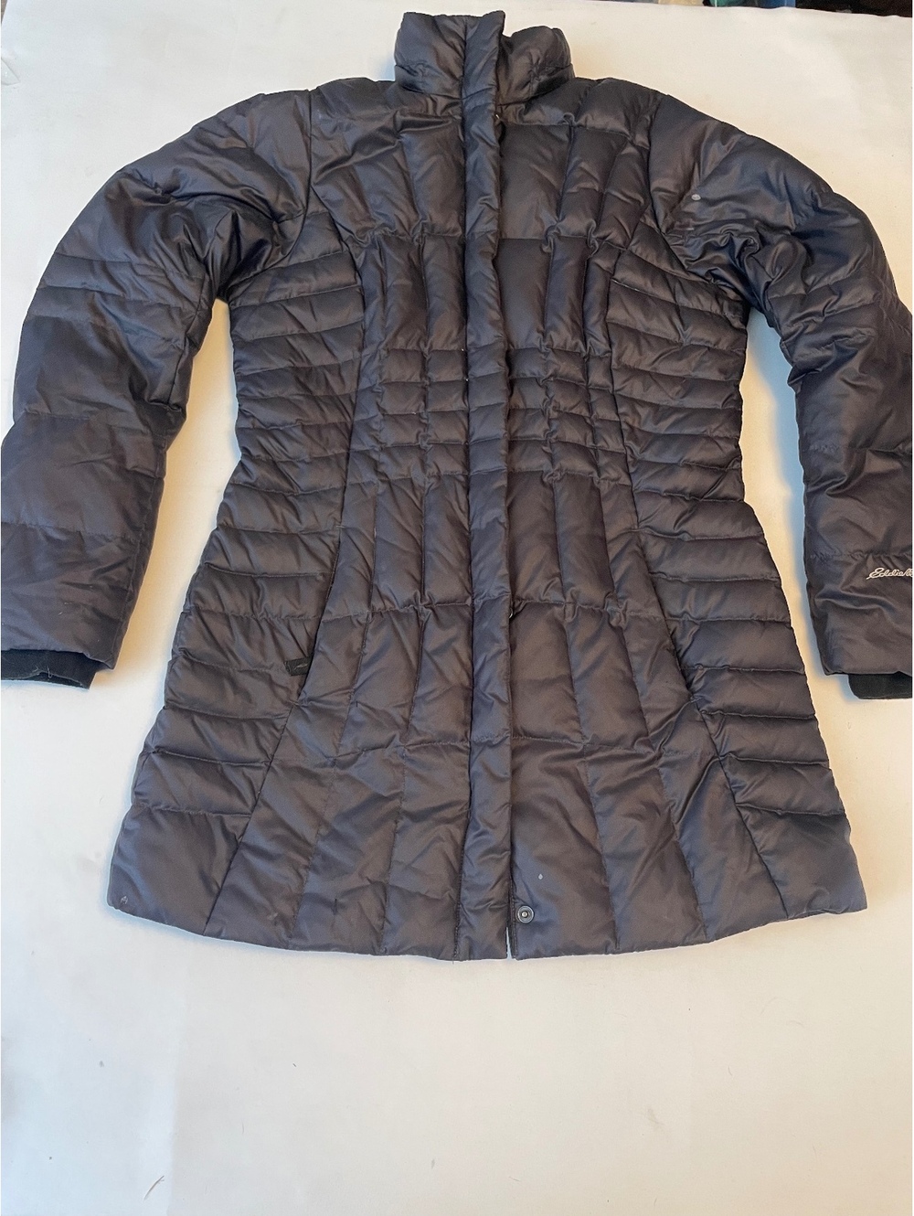Eddie Bauer Women's Black Quilted Puffer Coat Size TM